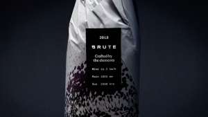 Brute wine's generative identity label by Patrik Hübner