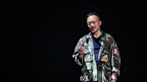 Robert Wong on stage at Design Indaba