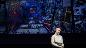 Anna Talvi on stage at Design Indaba