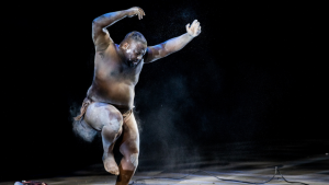 Nhlanhla Mahlangu on stage at Design Indaba