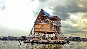 Makoko Floating School by Kunlé Adeyemi. Image: NLE