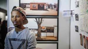 2014 Emerging Creative Mesuli Macozoma. Image: Henk Hattingh.