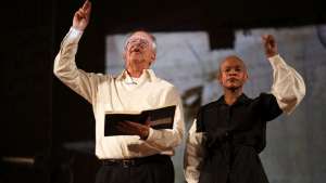 William Kentridge and longtime collaborator, Dada Masilo.