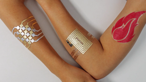 MIT have developed DuoSkin, a metallic tattoo that enables you to use your skin as an interface to control devices, receive data and communicate. 